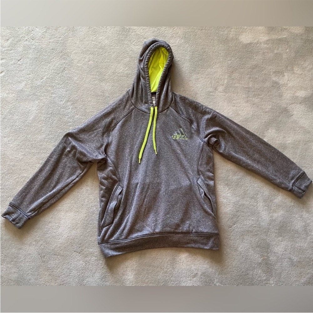 *NEVER WORN* Adidas Ultimate Hoodie | Size: L | Color: Gray and Green